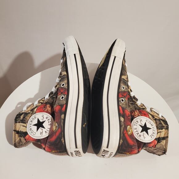 DC Comics X Converse All Stars The Flash Chuck Taylor High Top Sneakers M 6 W 8 - Picture 6 of 13